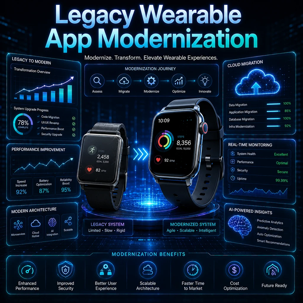 Wearable application modernization solutions